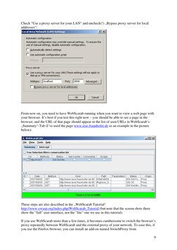 WebScarab Installation and Usage Guide | PDF | Proxy Server | Internet ...