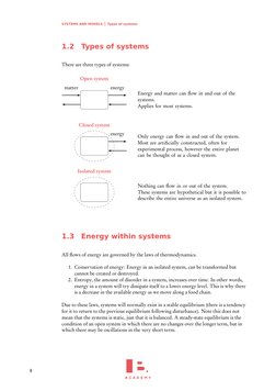 (https://ib.academy)SYSTEMS AND MODELS
Types of systems
1.2
Types of systems
There are three types of systems:
Open system
E