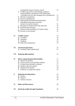 considerable amount of money wasted 
13
E. Conflicts may lead to work sabotage, employee 
morale problems, and decline in the