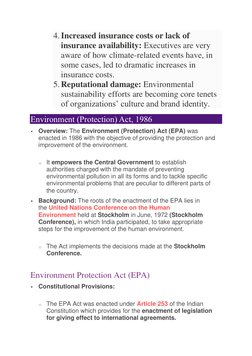 Overview of the Environment Protection Act | PDF | Climate Change ...