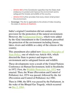 Overview of the Environment Protection Act | PDF | Climate Change ...
