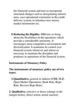 RBI Monetary Policy: Objectives & Tools | PDF | Reserve Bank Of India ...
