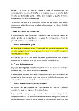 Debido  a  la  forma  en  que  se  calcula  el  valor  de  Chi-Cuadrado,  es
extremadamente sensible al tamaño de la muestra: