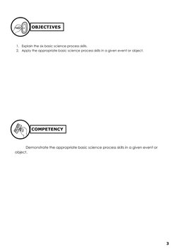 Basic Science Process Skills Module | PDF | Prediction | Observation