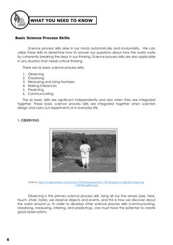Basic Science Process Skills Module | PDF | Prediction | Observation