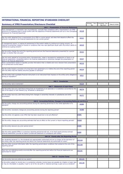 IFRS Compliance and Disclosure Checklist | PDF | Fair Value ...