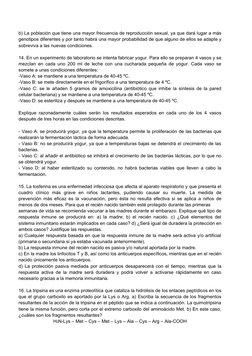 b) La población que tiene una mayor frecuencia de reproducción sexual, ya que dará lugar a más
genotipos diferentes y por tan