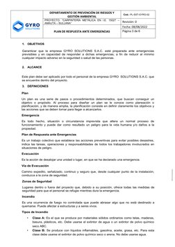 DEPARTAMENTO DE PREVENCIÓN DE RIESGOS Y
GESTIÓN AMBIENTAL
Cod.: PL-SST-GYRO-02
PROYECTO:  “CARPINTERÍA  METÁLICA  EN  I.E.  1