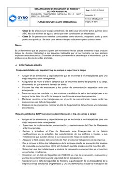 DEPARTAMENTO DE PREVENCIÓN DE RIESGOS Y
GESTIÓN AMBIENTAL
Cod.: PL-SST-GYRO-02
PROYECTO:  “CARPINTERÍA  METÁLICA  EN  I.E.  1