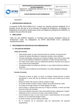 DEPARTAMENTO DE PREVENCIÓN DE RIESGOS Y
GESTIÓN AMBIENTAL
Cod.: PL-SST-GYRO-02
PROYECTO:  “CARPINTERÍA  METÁLICA  EN  I.E.  1