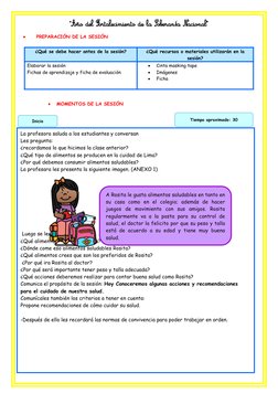 
PREPARACIÓN DE LA SESIÓN
¿Qué se debe hacer antes de la sesión?
¿Qué recursos o materiales utilizarán en la
sesión?
Elabora