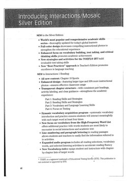 Interactions 1 Reading | PDF