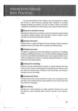 Interactions 1 Reading | PDF