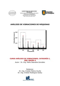 LABORATORIO DE VIBRACIONES 
MECANICAS 
DEPARTAMENTO DE INGENIERIA MECANICA 
FACULTAD DE INGENIERIA 
UNIVERSIDAD DE
