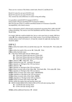 VW ABS and ESP Coding Guide | PDF | Anti Lock Braking System | Bit