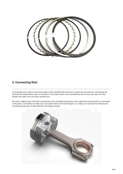 Engine Parts and Their Functions Explained | PDF | Piston | Internal ...