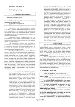 PROPERTY – FINAL EXAM
Xandredg Sumpt L. Latog
I  
CLASSIFICATION OF PROPERTY
A.
PRELIMINARY PROVISION
 
 
Article 414. All th