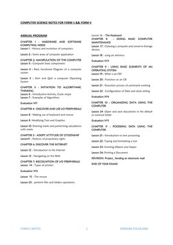 FORM 1 NOTES                                                               1                                             DORI