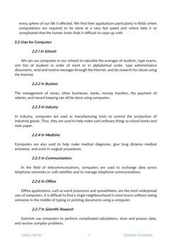 FORM 1 NOTES                                                               5                                             DORI