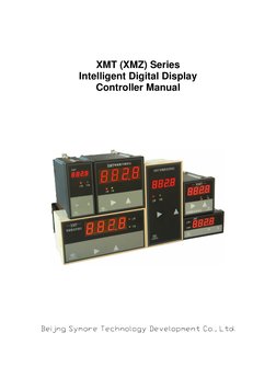 XMT Series Controller Manual | PDF | Sensor | Relay