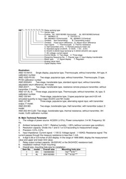 XMT Series Controller Manual | PDF | Sensor | Relay