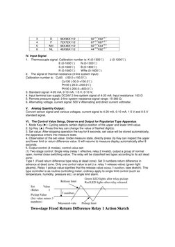 XMT Series Controller Manual | PDF | Sensor | Relay