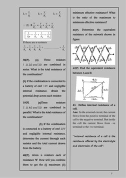 7 
I1 = 
1
V
R
I2 = 
2
V
R
I3 = 
3
V
R

(2) 
p
V
R  = 
1
V
R + 
2
V
R + 
3
V
R
If there are n resistors 
1
2
3
1
1
1