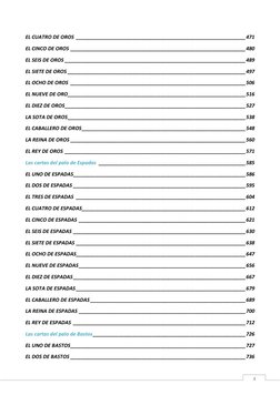 4 
EL CUATRO DE OROS ____________________________________________________________ 471 
EL CINCO DE OROS _________________