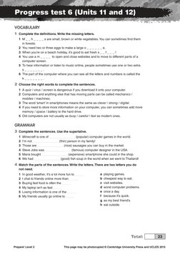 Prepare Level 2 Progress Tests x10 PDF | PDF | Meal