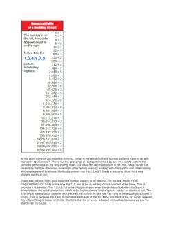 At this point some of you might be thinking, "What in the world do these number patterns have to do with 
real world appl