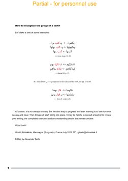 6
How to recognize the group of a verb?
Let’s take a look at some examples:
Of course, it is not always so easy. But the best