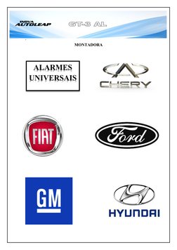 ‘ 
MONTADORA 
 
 
 
 
 
 
 
 
 
 
 
 
 
 
 
 
 
 
 
 
 
ALARMES 
UNIVERSAIS 
