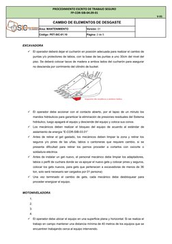 Cambio de Elementos de Desgaste | PDF