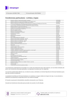 Consulte las Condiciones Generales para proceder de acuerdo a lo allí indicado.
El Voucher es personal e intransferible y ben