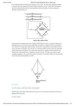 Negative Phase Sequence Relay Overview | PDF | Electric Motor ...