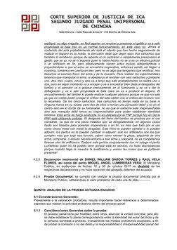 CORTE SUPERIOR DE JUSTICIA DE ICA
 SEGUNDO JUZGADO PENAL UNIPERSONAL 
DE CHINCHA 
 Sede Chincha – Calle Plaza de Armas N° 41