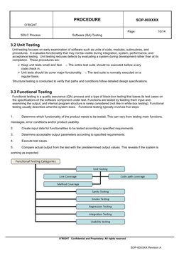 O’RIGHT   Confidential and Proprietary, All rights reserved  
  
  
  
SOP-00XXXX Revision A  
O’RIGHT 
  
PROCEDURE
