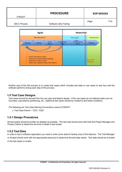 O’RIGHT   Confidential and Proprietary, All rights reserved  
  
  
  
SOP-00XXXX Revision A  
O’RIGHT 
  
PROCEDURE