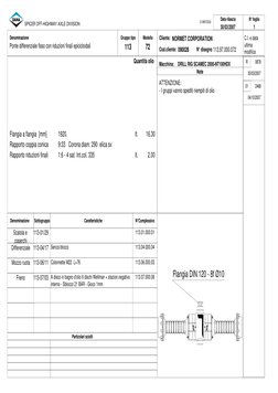 N° foglio
1
Data rilascio
30/03/2007
Denominazione
Ponte differenziale fisso con riduzioni finali epicicloidali
Gruppo tipo
1