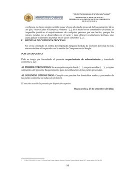 "Año del Fortalecimiento de la Soberanía Nacional"
DISTRITO FISCAL DE HUANCAVELICA
PRIMERA FISCALIA PROVINCIAL PENAL CORPORAT