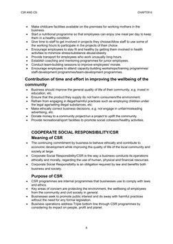 CSR and CSI in Business Studies | PDF | Corporate Social Responsibility ...