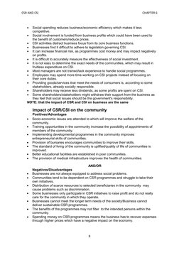 CSR and CSI in Business Studies | PDF | Corporate Social Responsibility ...
