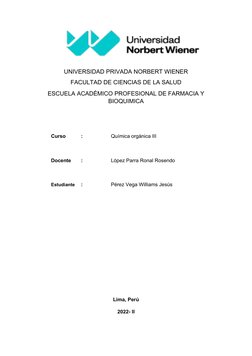 UNIVERSIDAD PRIVADA NORBERT WIENER
FACULTAD DE CIENCIAS DE LA SALUD
ESCUELA ACADÉMICO PROFESIONAL DE FARMACIA Y
BIOQUIMICA
Cu