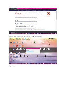  
Hacemos click en el enlace y comienza la descarga del ejecutable 
 
Esperamos 
