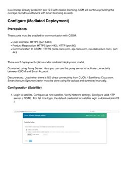 CUCM Smart Licensing Mediated Model Guide | PDF | Computer Architecture ...
