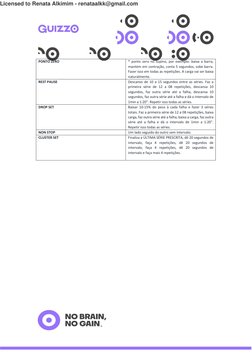 PONTO ZERO 
* ponto zero no supino, por exemplo: baixa a barra, 
man