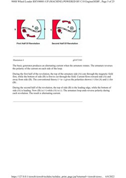 Illustration 4
g01073303
The basic generator produces an alternating current when the armature rotates. The armature reverses