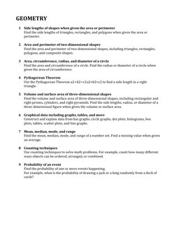 GED Math - Syllabus | PDF | Teaching Methods & Materials