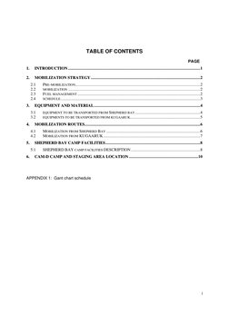i
TABLE OF CONTENTS 
 
PAGE 
11.. 
IINNTTRRO
ODDUUCCTTIIO
ONN .............................................................