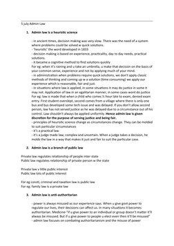 Admin Law Notes | PDF | Rule Of Law | Administrative Law